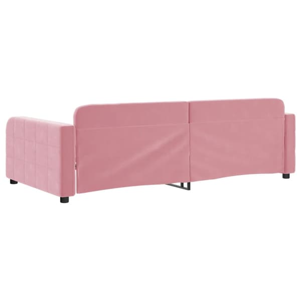 Dagbädd rosa 100x200 cm sammet