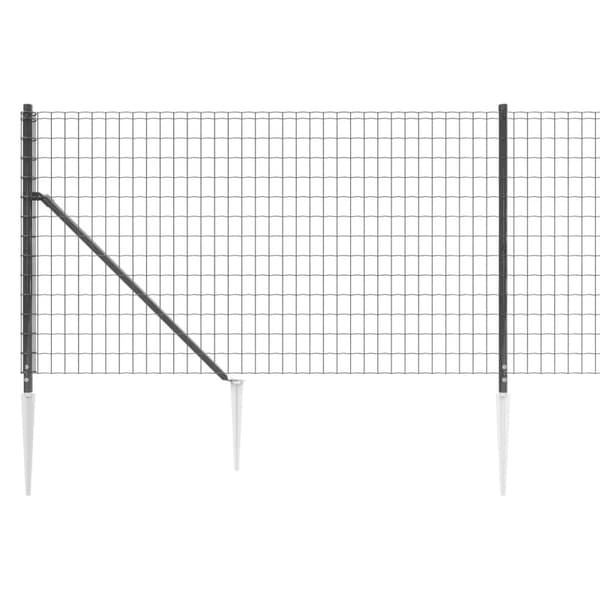 Stängsel med markspett antracit 1x10 m