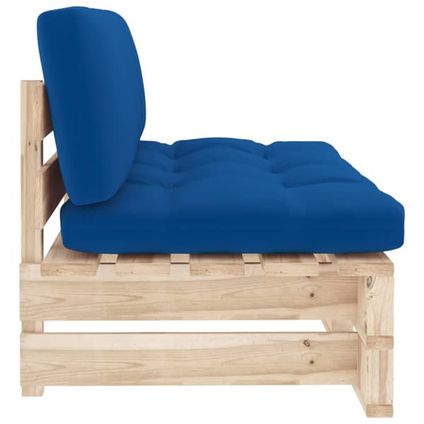 Mittensektion till pallsoffa impregnerad furu