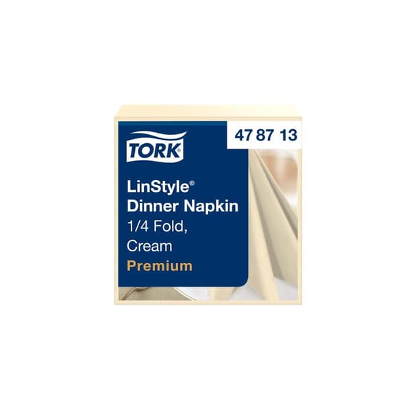 Servett TORK LinStyle Middag creme 50/fp