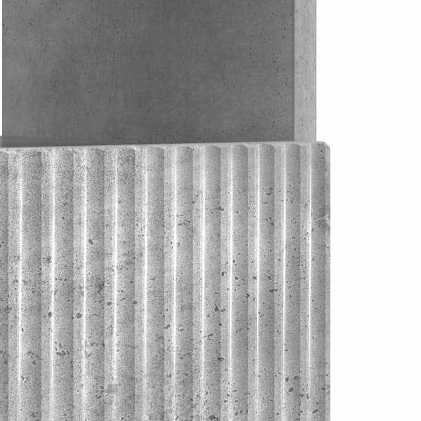 LED TV-skåp Betonggrå Konstruerat trä