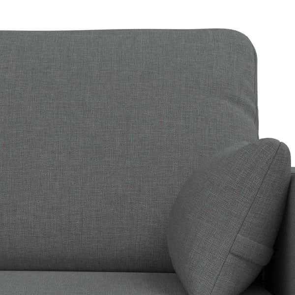 Soffset 2 pcs Mörkgrå 198 x 78 x 80 cm tyg