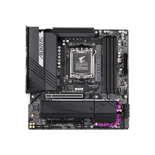 AORUS B650M ELITE - 1.0 - moderkort - micro ATX - Socket AM5 - AMD B650