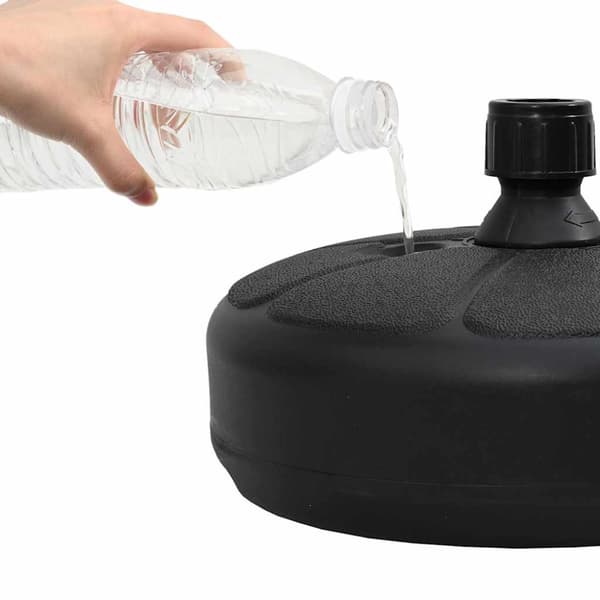 Parasollfot sand/vattenfylld 15 L svart