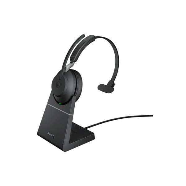 Jabra Evolve2 65 MS Mono - headset - USB-A - med laddningsställ