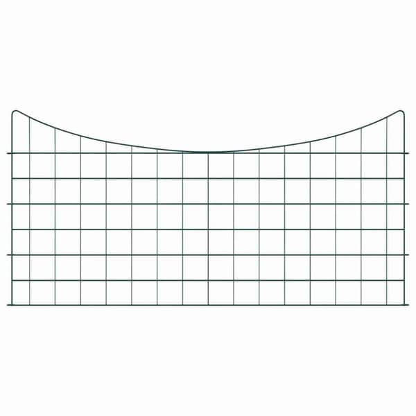 Dammskydd Set 5 pcs Grön 100 x 50 cm Stål