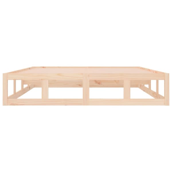 Sängram 200x200 cm massivt trä