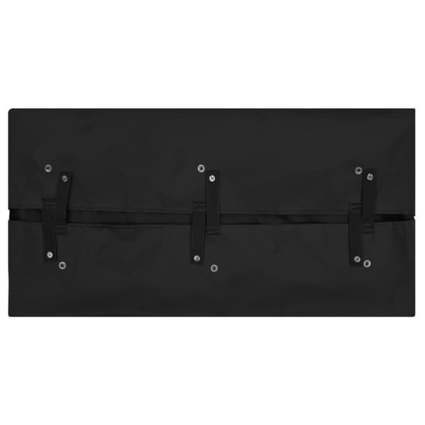 Innerfoder till trädgårdsvagn svart 81x41x40 cm tyg