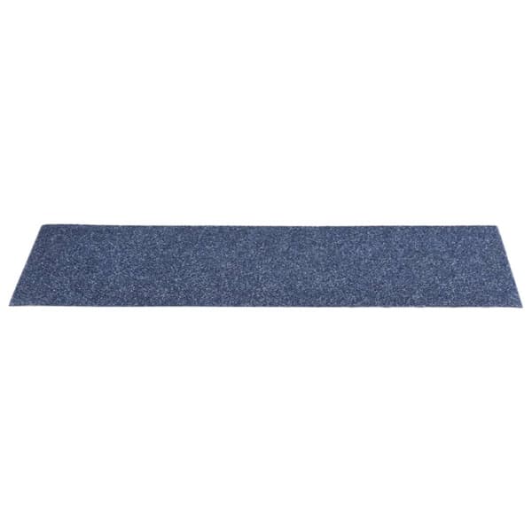 Trappmattor självhäftande 15 st 76x20 cm gråblå rektangulära