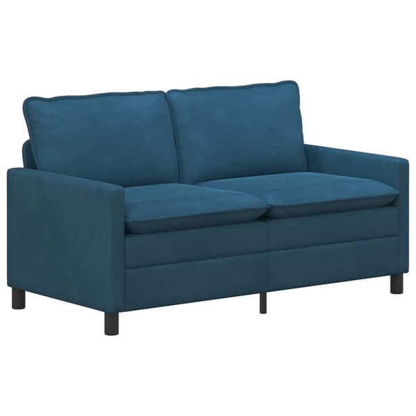 Soffa Blå 156 x 81 x 87,5 cm Sammet