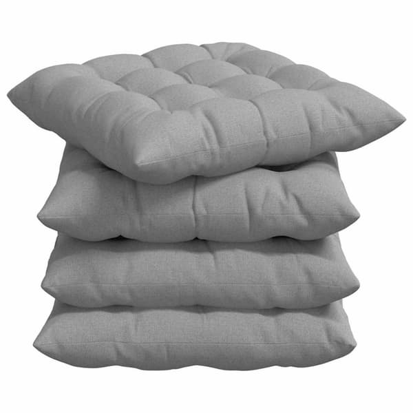 Sittkuddar 4 pcs Moln Grå 40 x 40 x 6 cm tyg