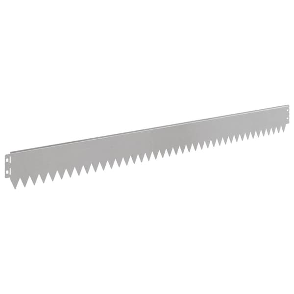 Kant för gräsmatta 50 pcs 103 x 10 cm Stål Silver
