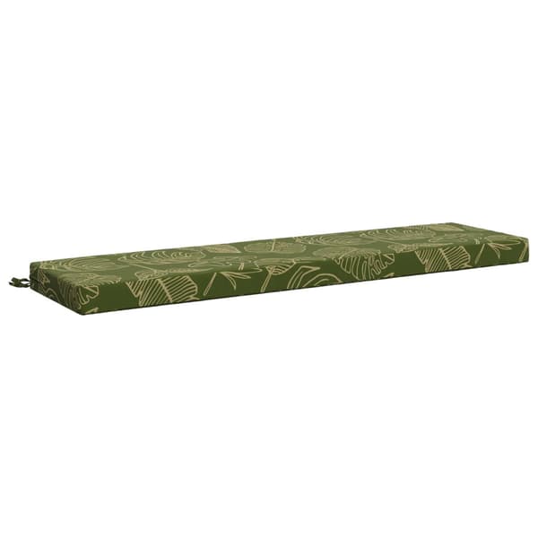 Bänk kudde SOEST 100% Polyester Bladdesign 150 x 40 x 8 cm