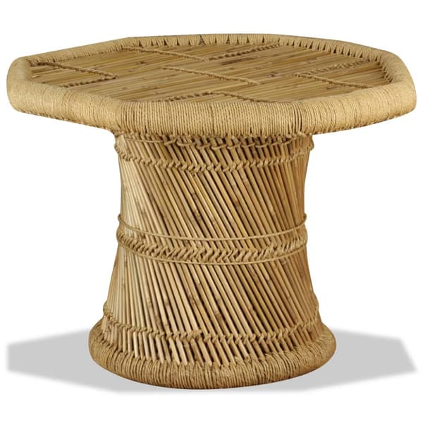 Soffbord bambu oktogon 60x60x45 cm