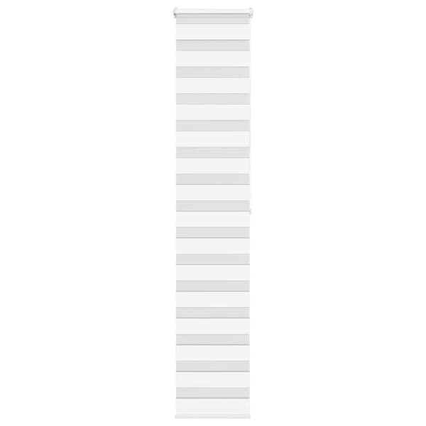 Rullgardin zebra vit 45x200 cm tyg bredd 40,9 cm polyester