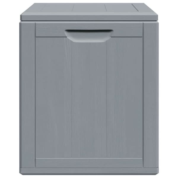 Dynbox 90 liter grå PP-träliknande