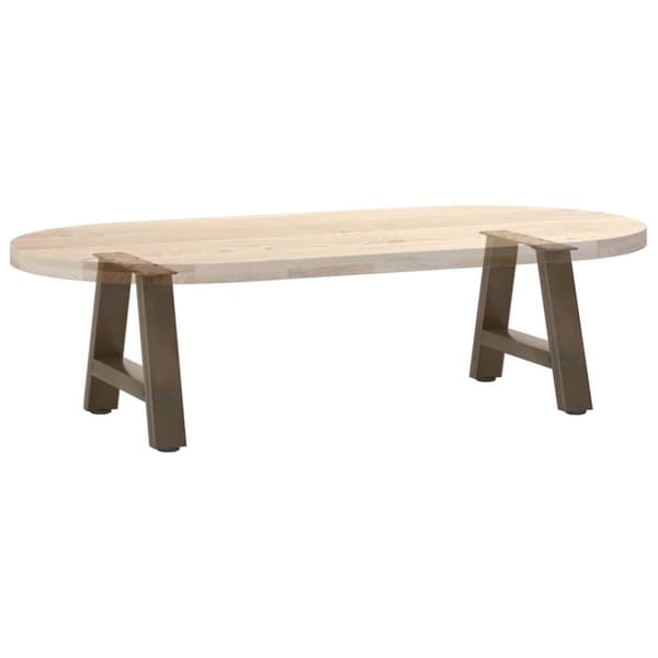 Soffbordsben A-formade 2 st 40x(30-31) cm stål