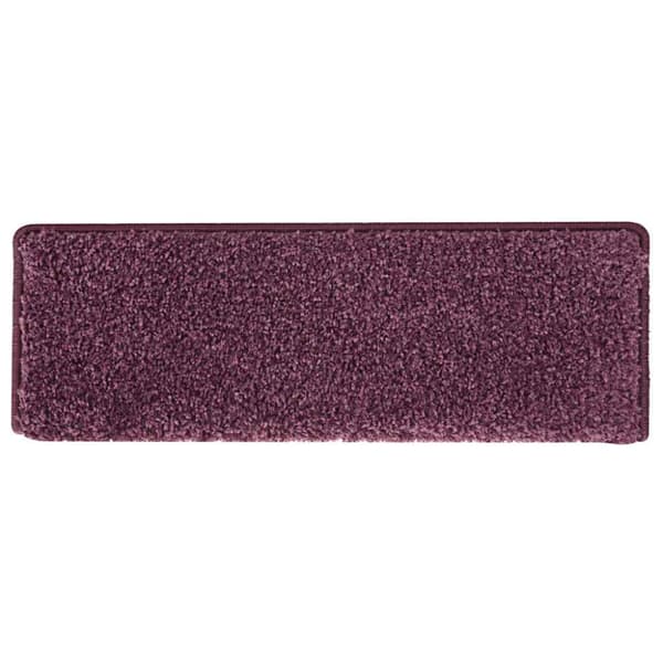 Trappmattor 30 st 65x21x4 cm mörklila rektangulär kant