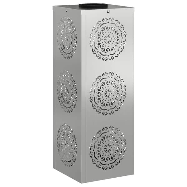 Solar LED Stig Ljus 2 pcs Silver Galvaniserat stål
