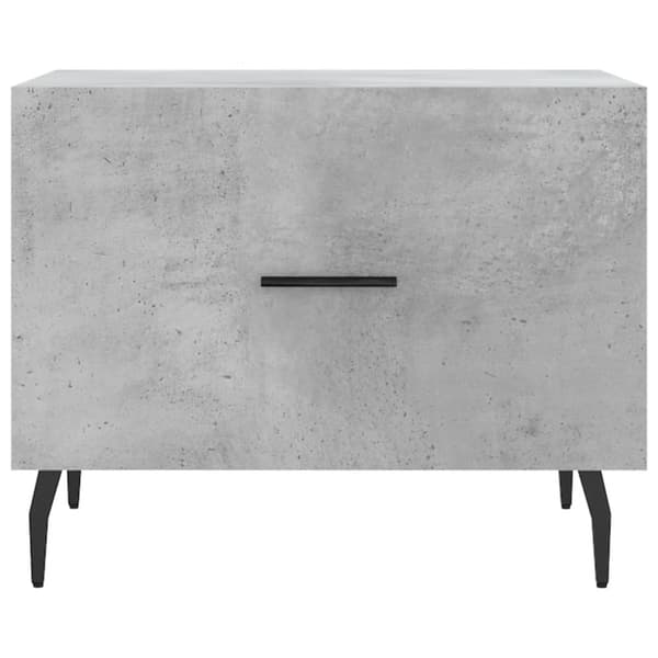 Soffbord 2 st betonggrå 50x50x40 cm konstruerat trä