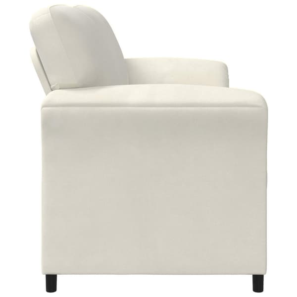 2-sits soffa Gräddvit 138 x 83 x 95 cm Sammet