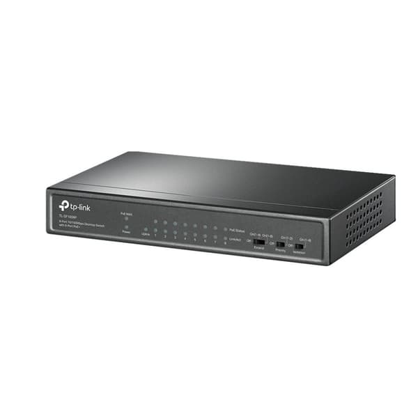 TP-Link TL-SF1009P - switch - 9 portar - ohanterad