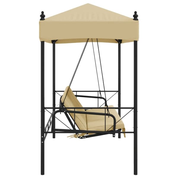 Hammock med tak sandvit stål