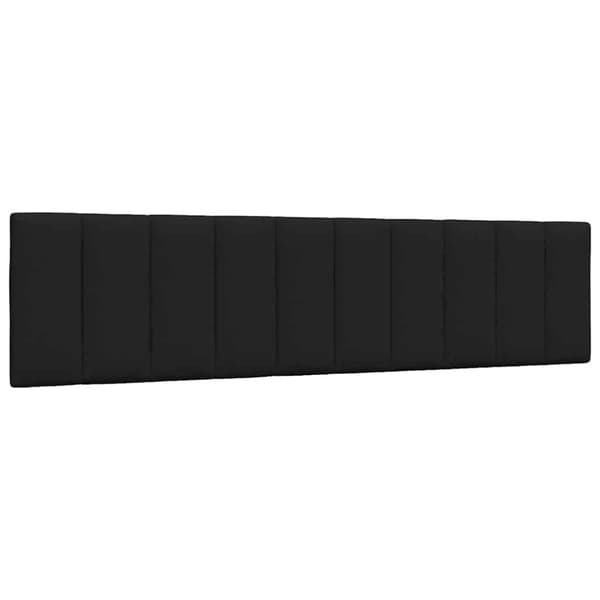Bed with Mattress "Hanko" Black 200x200 cm Fabric