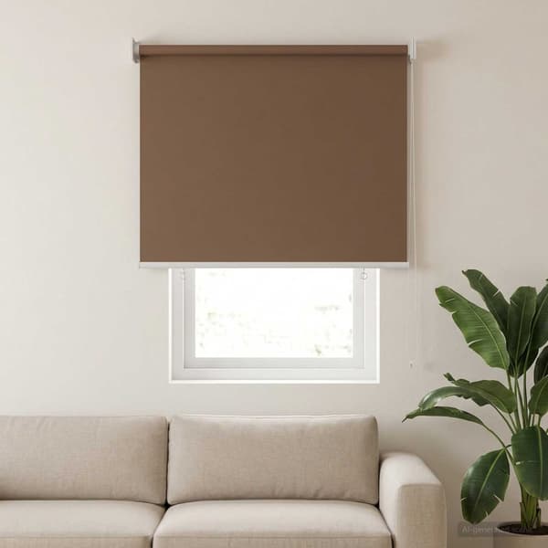 Rullgardin UV-skydd Taupe 80 x 140 cm Polyester
