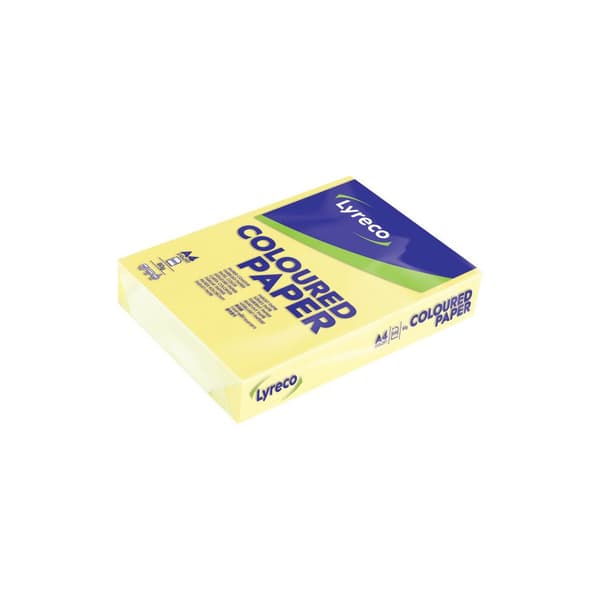 Kop.ppr LYRECO A4 80g kanariegul 500/fp