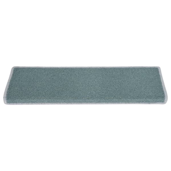 Trappmattor 15 st 65x21x4 cm havsblå rektangulär kant