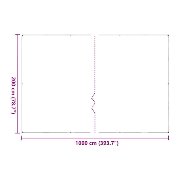 Växtskydd med öljetter 2x10 m polyeten