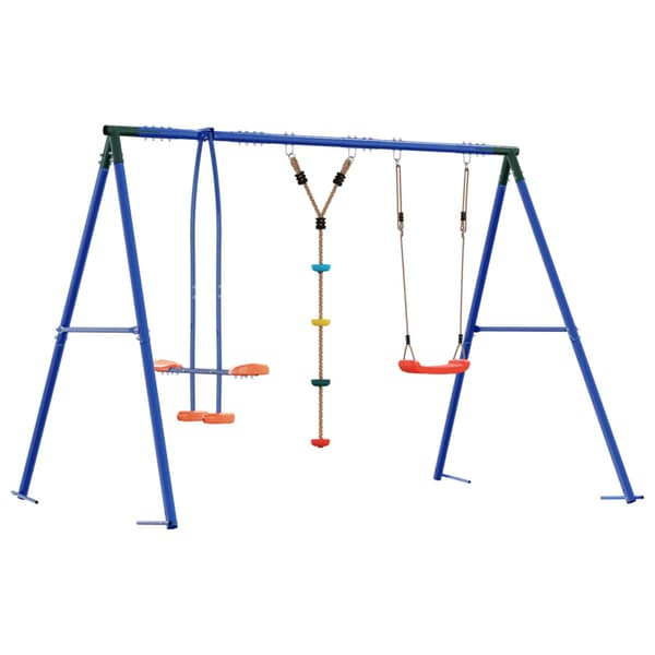 Utegunga set Flerfärgsdesign Stål och PE