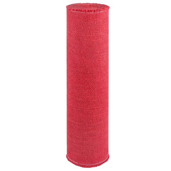 Juterrulle 50 x 1500 cm Röd
