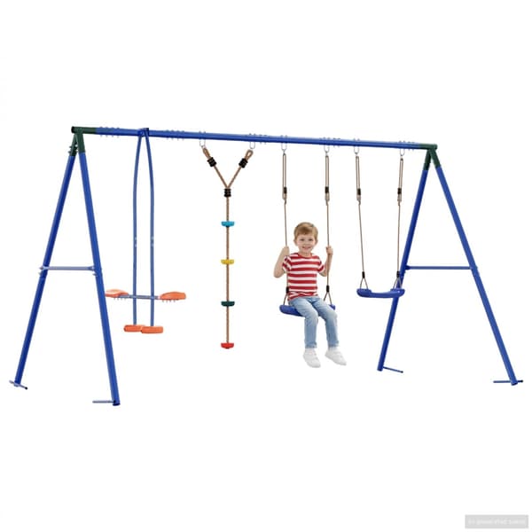 Utegunga set Flerfärgsdesign Stål och PE