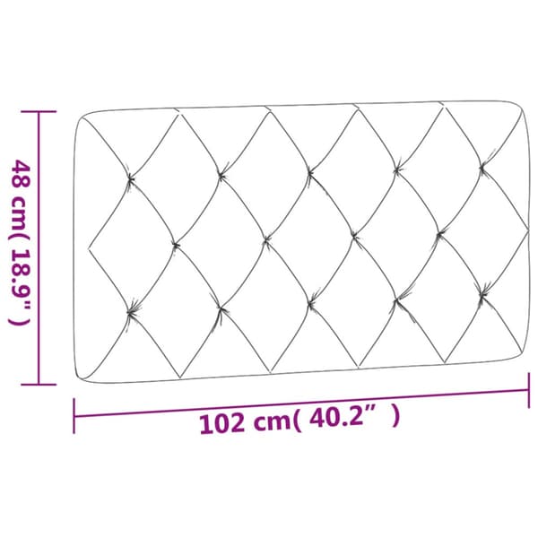Huvudgavelkudde mörkgrå 100 cm sammet