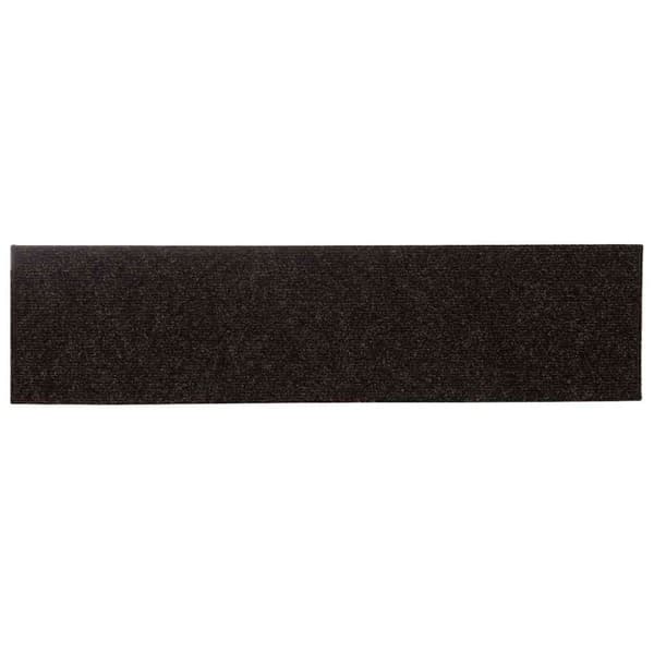 Trappmattor självhäftande 30 st 76x20 cm mörkbruna rektangulära