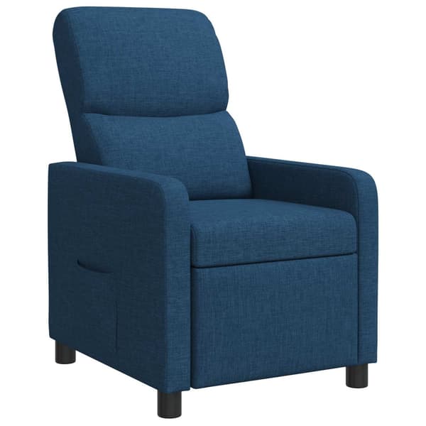 Recliner Blå Tyg