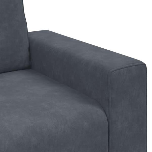 Soffstol mörkgrå 100x77x82 cm sammet
