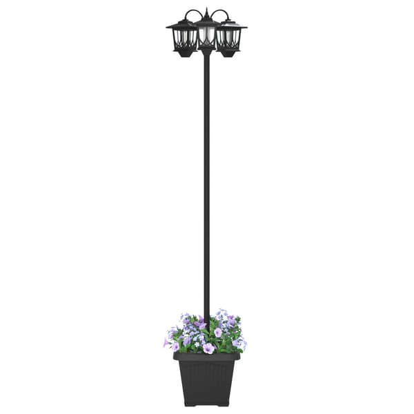 Utomhus Solamp with LED Bulb Svart