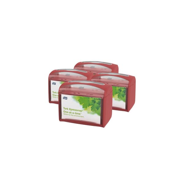 Dispenser TORK N4 Xpressnap S röd