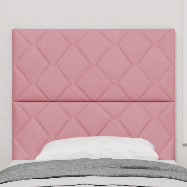 LED huvuddyna Rosa 90 cm Sammet