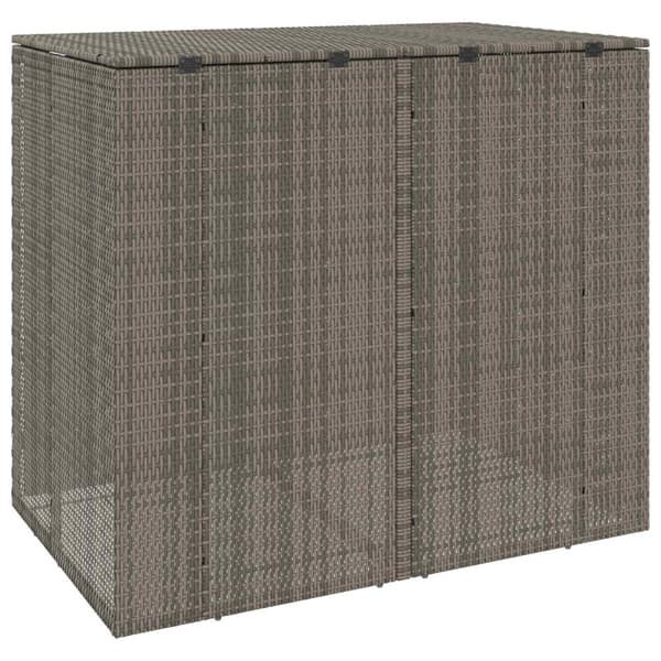 Avfallshink Box 2 pcs Grå 65 x 80 x 115 cm polyeten