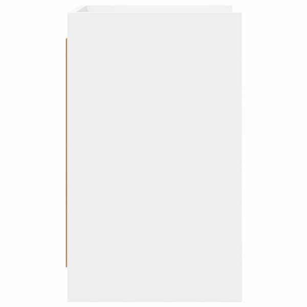 Sängbord 2 pcs Vit 40 x 36 x 60 cm Konstruerat trä