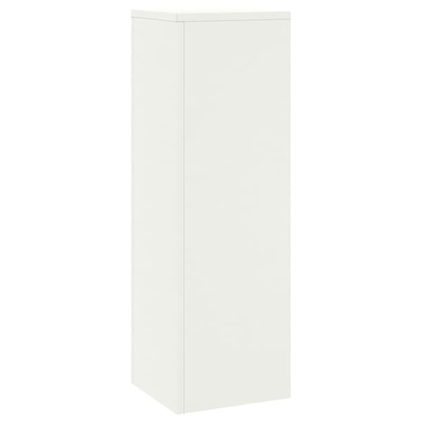 Växtställ 2 pcs Vit 24 x 24 x 75 cm Stål