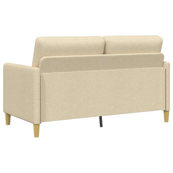 Soffa med förvaring Gräddvit 152 x 78 x 87 cm Polyester