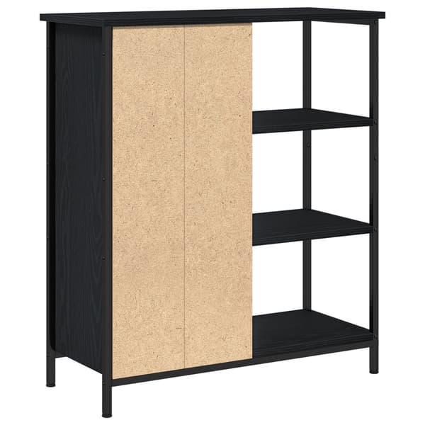 Sideboard Svart Ek 70 x 30 x 80 cm