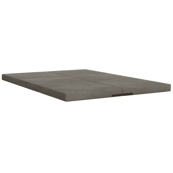 Fällbar Soffbed 140 x 67 x 45 cm Ljusgrå