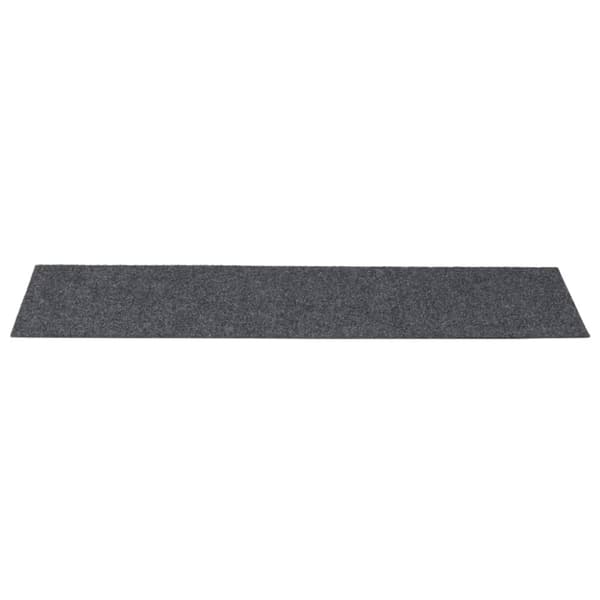 Trappmattor självhäftande 30 st 76x20 cm ljusgrå rektangulära