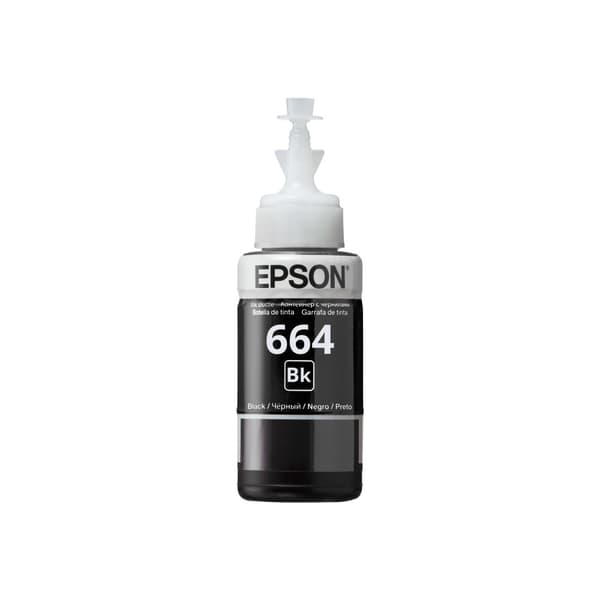 Epson T6641 - svart - original - påfyllnadsbläck